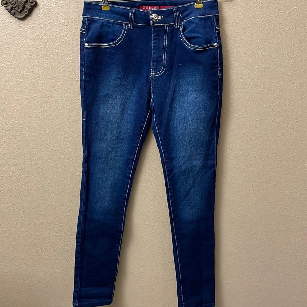 Guess, girls jeans, low rise, size 14